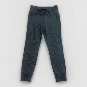 Halara High Waisted Drawstring Striped Yoga Leggings with Pockets